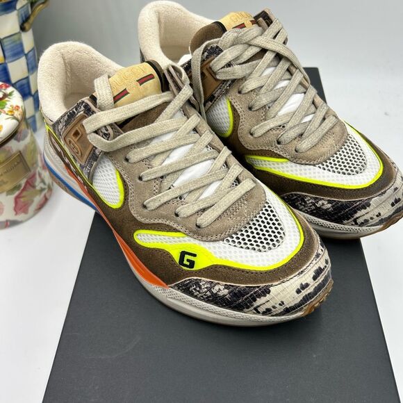 Women's Gucci ultra pace, low top sneakers size 37 made in Italy - Picture 1 of 8